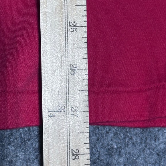 Vintage Logo 7 San Francisco 49ers V Neck Jersey T Shirt Womens Size XL Red Gold - Picture 7 of 10